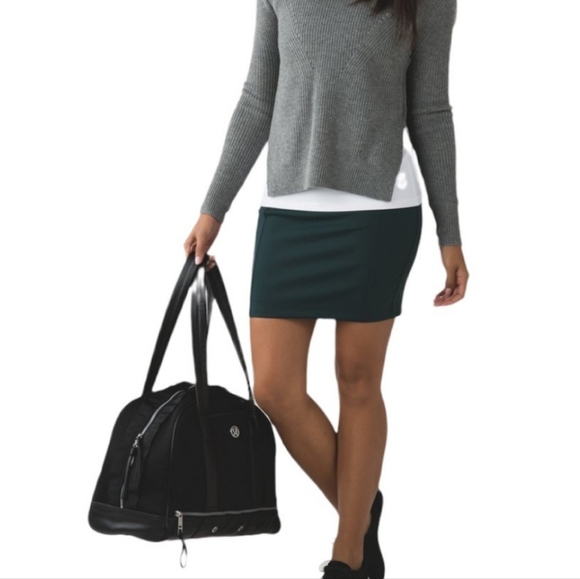 lululemon athletica Dresses & Skirts - LULULEMON & Go Cityfarer Pencil Skirt | Dark Fuel Green